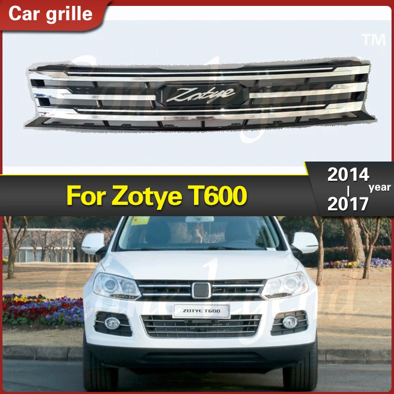 

Fits For 2011-2016 Zotye t600 Radiator Grille Painted Parts Front Grill Grille 1PC