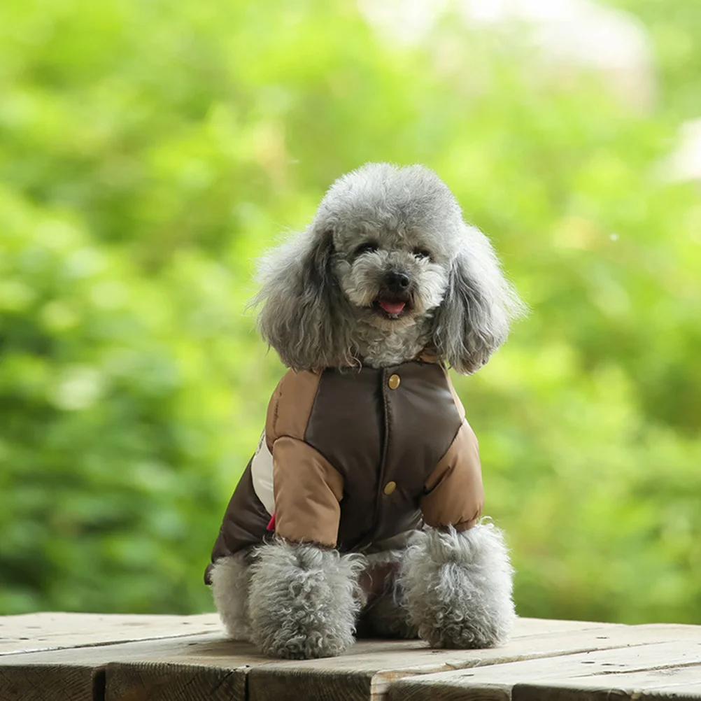 

1Pcs Dog Warm Vest Down Cotton Soft Handcrafted Winter Pet Clothes Small Dog Winter Outfit Breathable Pet Accessory