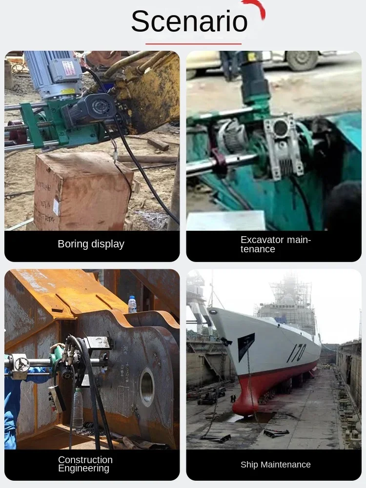 Boring Machine Boring and Welding All-in-One Machine Portable Boring Mill CNC Automatic Weld Repair Machine Small Excavation