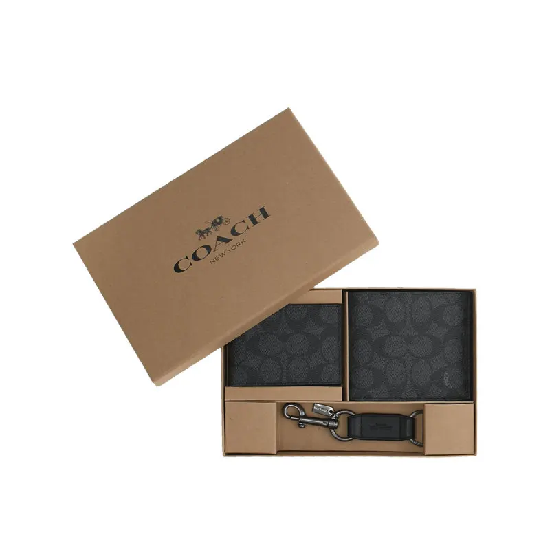 Coach Men's Signature Wallet Gift Set CW344
