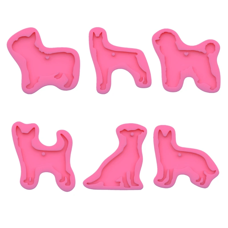 

Glossy Animal Puppy for Key Chain Decoration Resin Casting Mold Handicrafts Jewelry Necklace Keychain Earrings Casting M