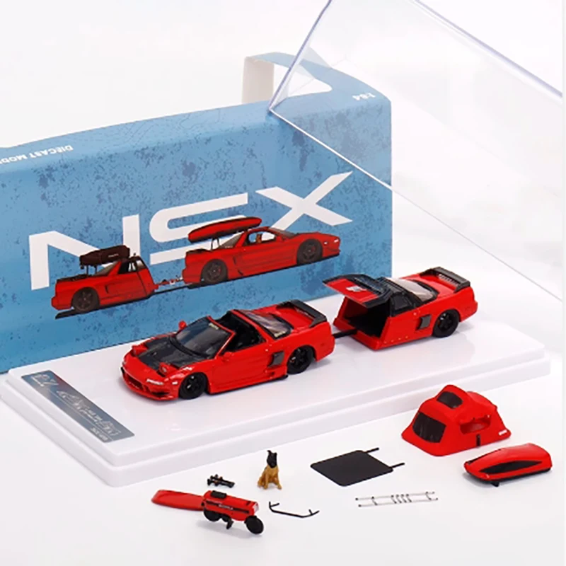 

Масштаб 1:64 Acura NSX-T TRA Camping Edition, универсал, имитация сплава, модель автомобиля, коллекционный орнамент, подарок, сувенирное украшение