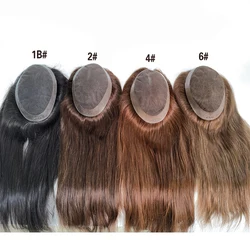 Australia Model Women Toupee Human Hair Swiss Lace Pu Around Lace Top High Quality Russian Virgin Human Hair Toupee