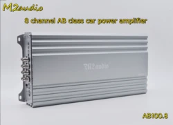 M2audio 8 channel automotive amplifier Class AB HIFI 8-channel push 8-horn bridge high-power push subwoofer