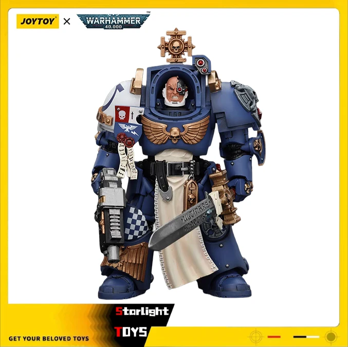 

JOYTOY 1/18 Action Figure Warhammer 40K Ultramarines Captain in Terminator Armour Toys Model Gifts Collection