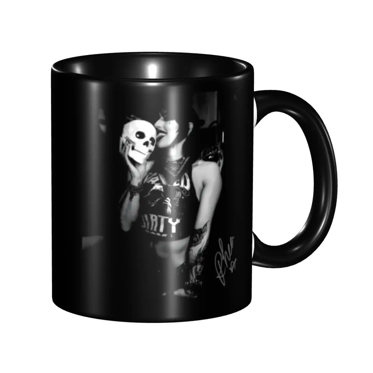 DIY Wrestler Rhea Ripley Ceramic Mug Customized Coffee Cups Creative Present
