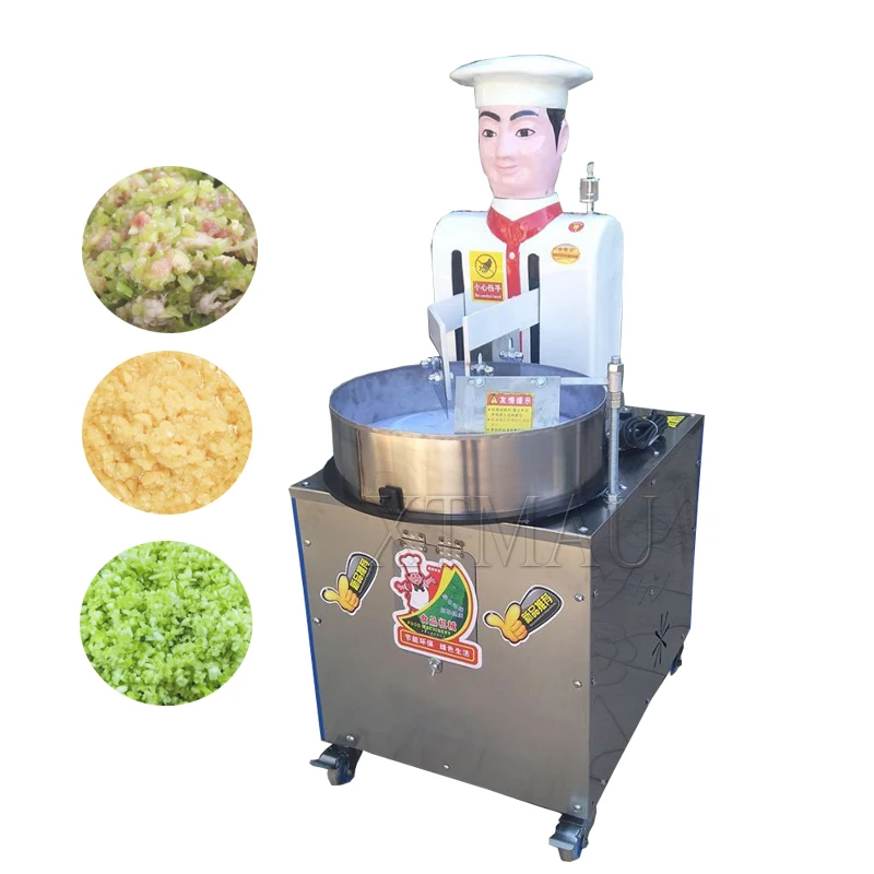 

China Meat Chopping Machine For Restaurant Electric Robot Cutter Meat