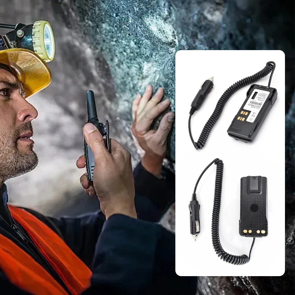 Eliminador de adaptador de batería, enchufe de encendedor de cigarrillos, Walkie Talkie, eliminador de cargador de coche para Motorola XIR P8668/8608/P6600/6620