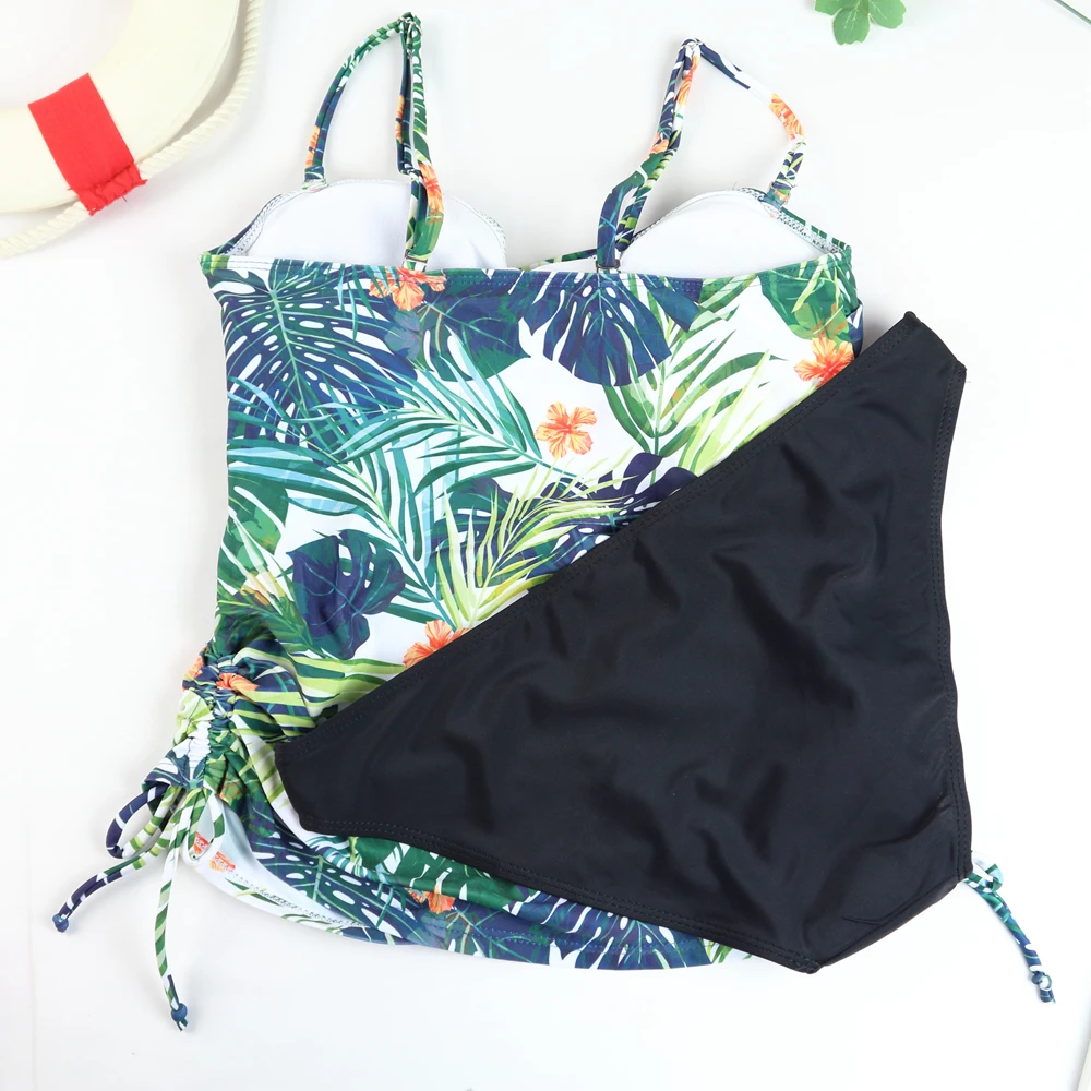 Sexy Bikini 2026 Frauen Badeanzug Weibliche Bademode Tankini Bauch-steuer Bikini Set Brasilianische Strand Tragen Drucken Badeanzug Biquini