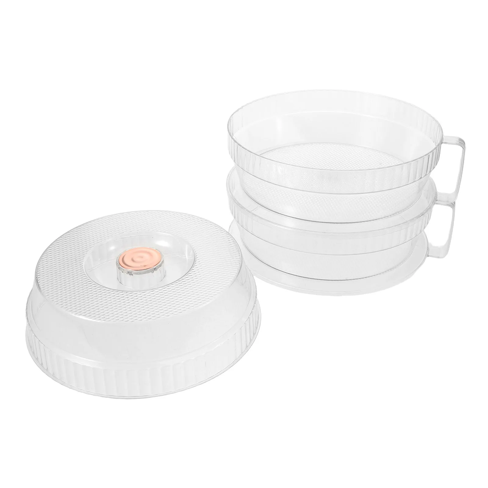 

1Set Cake Display Tray Clear Dome Cover for Dessert Stand with Sturdy Base and Dust Protection Ideal for Bakery Party Serving