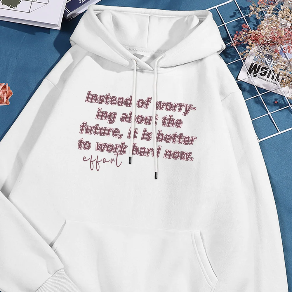 

Work Hard Now Letter Hoodie Men Autumn Warm Fleece Hoodies British Style Loose Pullover Flexible Hoody Sporst Shirt Clothing