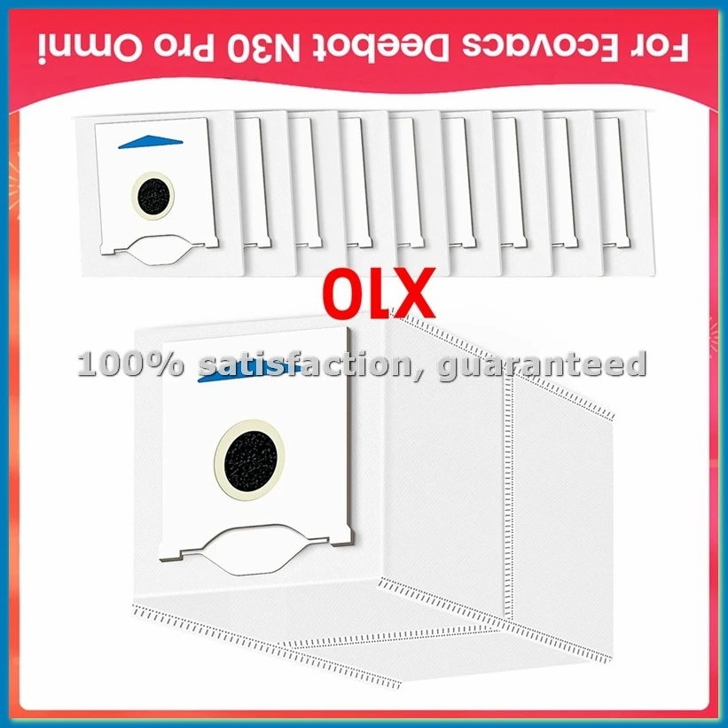 

Мешки для сбора пыли для робота-пылесоса N30 Pro Omni, запасные части и аксессуары-ABWY