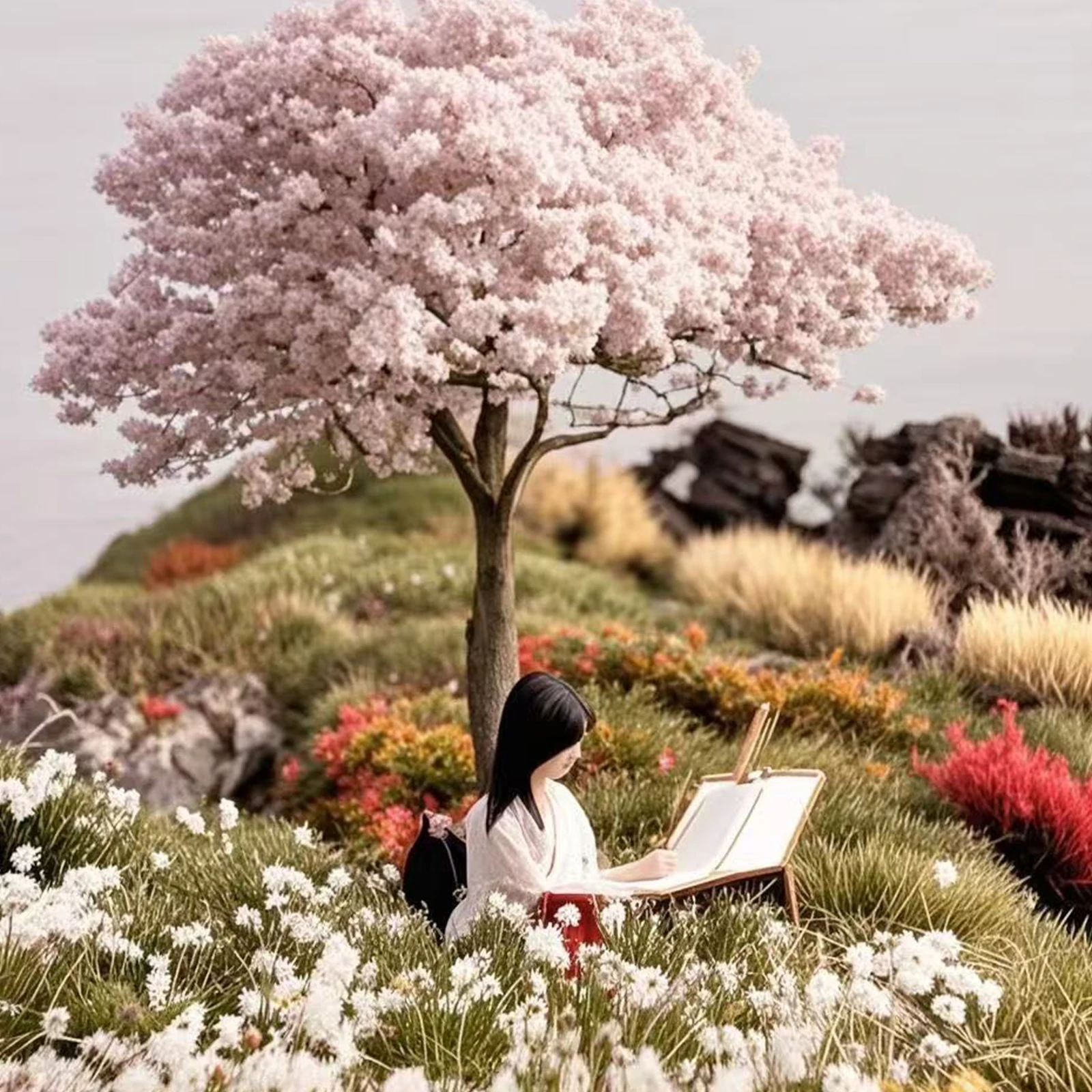 

30g Realistic Sponge Leaf Model Fake Plant Leaves Craft Supplies for Wedding Party Decoration Diorama