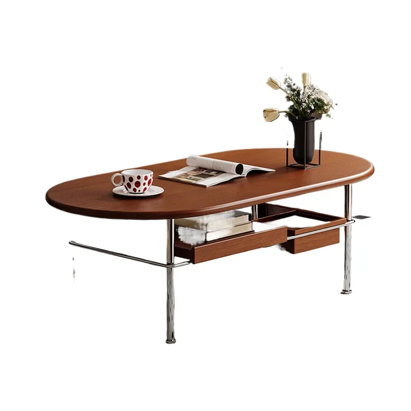 

Compact Metal Legs Coffee Table Modern Drawers Unique Glamour Coffee Table Trendy Nordic Computer Kaffee Tische Hotel Furniture