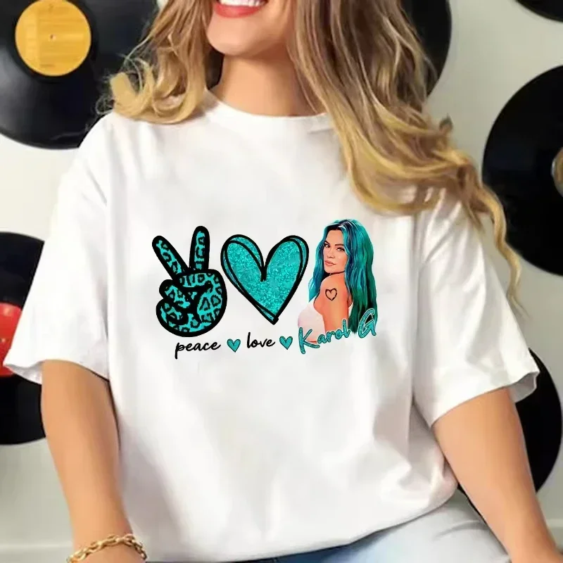 

Trendy Singer Karol G Gothic Tee Shirt Manana Sera Bonito Bichota Y2k Tshirt Tops Women Summer Short Sleeve T-shirt Clothes tops