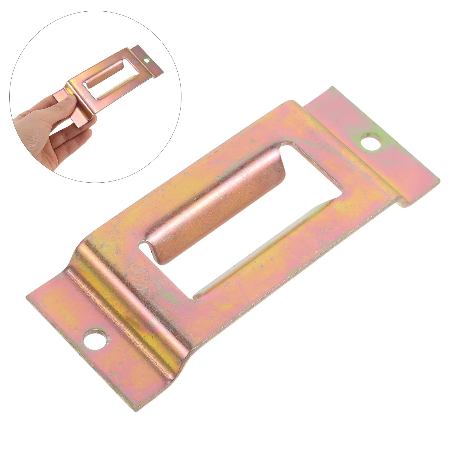 

4Pcs E-Track Rail Slot Tie Down Anchors Heavy Duty Truck Bed Single Slot Fastening Straps Fixation Parts Trailer Cargo