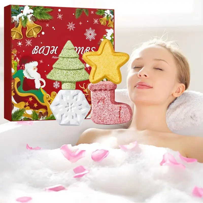 Christmas Bath Soap Bath Ball Christmas Clean Body Bath Soap Christmas Theme Bath Ball With Unique Scent For Kids Adult