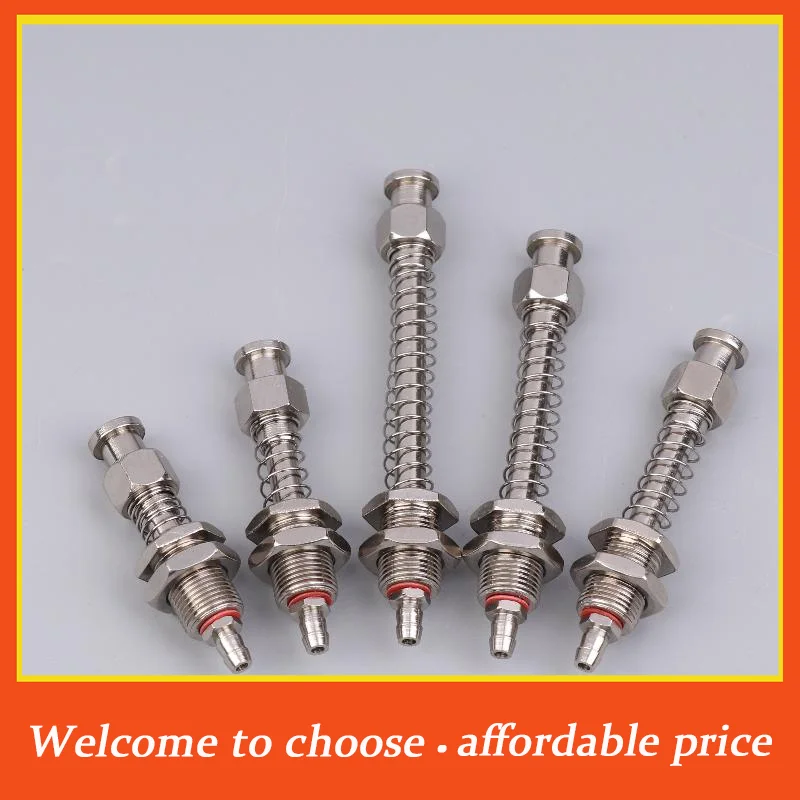 

[]1Pcs M12 Extend Thread Top Air Admission Sucker Buffer Connecting Rod Automation Tools Robot Vacuum Suction Cup Fitting