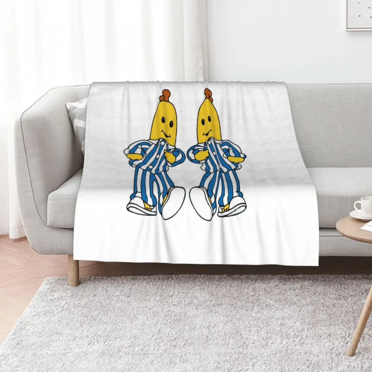 bananas in pyjamas best friend Throw Blanket Warm Comfortable Blanket for Office Napping