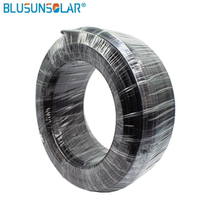 1 metretwins 4MM2/6mm2 (12AWG/10AWG) Cavo Solare Rosso o Nero Pv Cavo Filo Conduttore di Rame XLPE Giacca TUV Certifiction