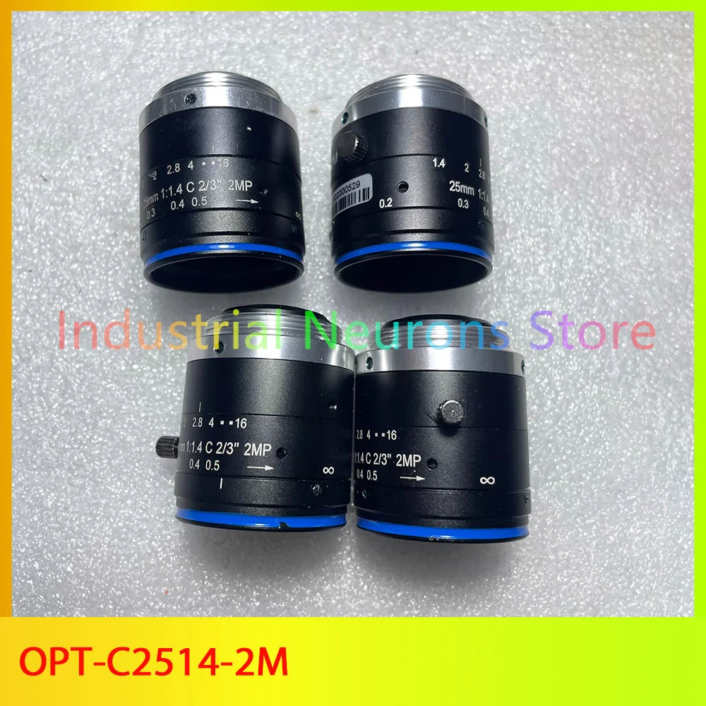 1PCS 200W pixel 25mm fixed focus lens OPT camera lens OPT-C2514-2M