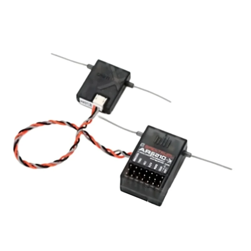Spektrum AR6210 DSM2 DSMX 6CH 2.4GHz Receiver Full Range W Satellite 2048 Resolution Compatible DX6 DX6i DX7 DX8 DX9 DX6e JR X6R