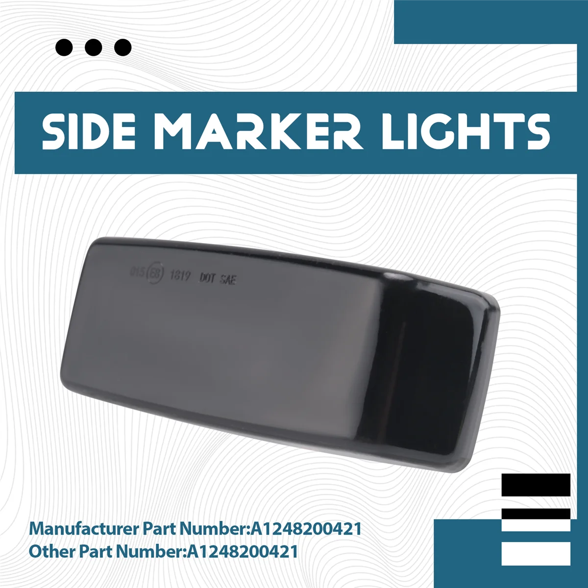 2X Side Maker Repeater Lights for Mercedes Benz C E S SL CLASS W201 Main in Car Light