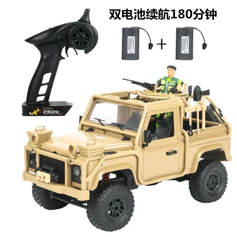 New 2.4g Rc Car Remote Control Off-Road Vehicle Model Mn96 Four-Wheel Drive High-Horsepower Climbing Remote Control Toy Car