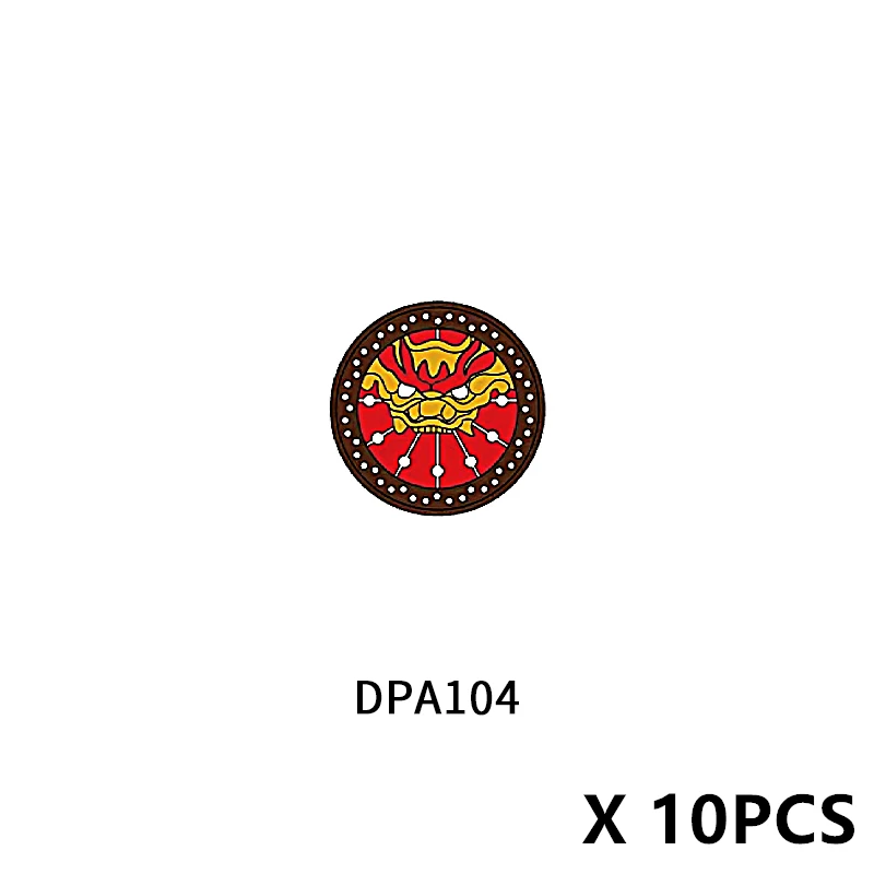 PJT060 10 قطعة الطوب فارس القرون الوسطى الإبداعية درع نموذج اللبنات اكسسوارات سلاح عمل أرقام لعب للأطفال