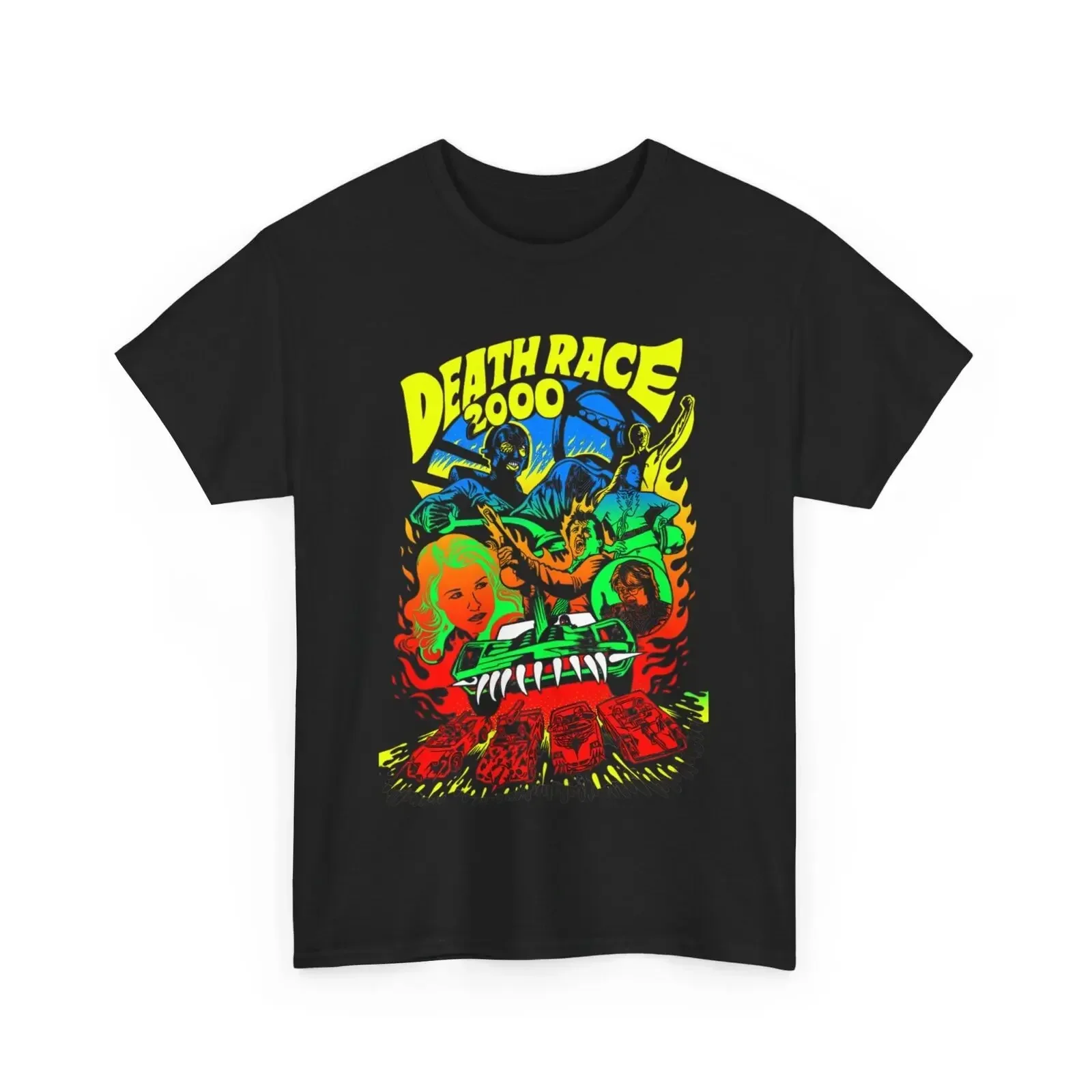 Death Race 2000 1975 Movie T Shirt Unisex Heavy Cotton Tee