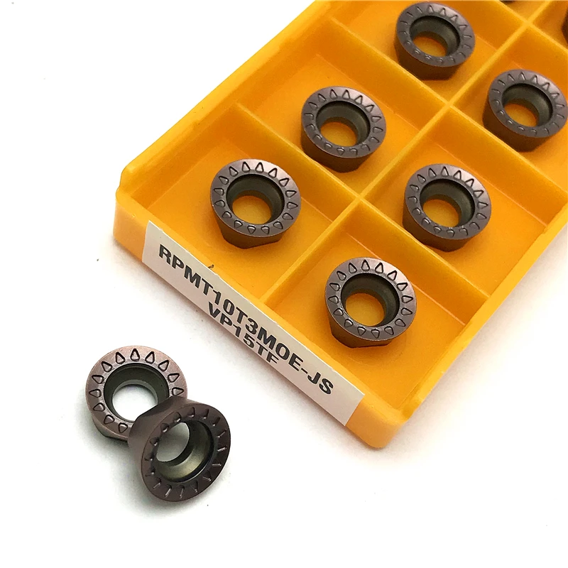RPMT08T2 RPMW1003 RPMT10T3 RPMT1204 มิลลิ่งคาร์ไบด์แทรกเครื่องกลึง CNC ตัดเครื่องมือเหล็กการประมวลผล