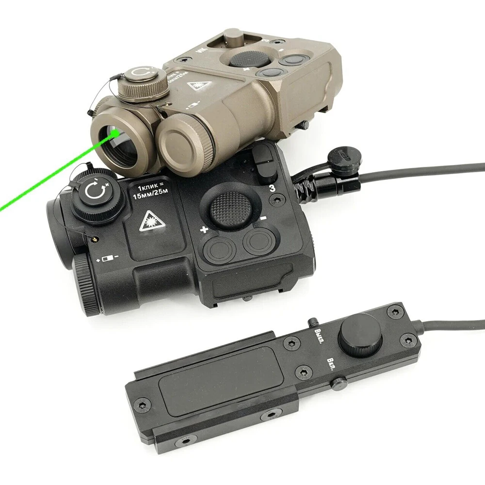 Tactical Pest-4 850nm IR Dual Beam Aiming Infrared and Green Laser Sight, Designer Point,Hunting Airsoft Accessories