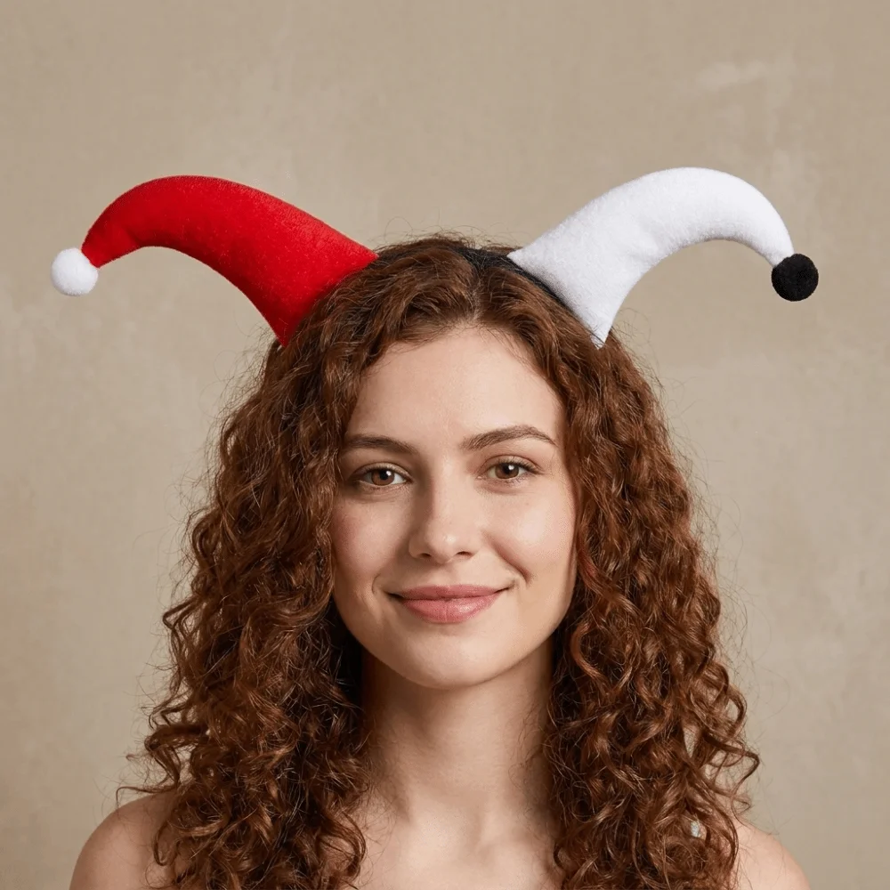 Funny Clown Headband Colorful Style Lightweight Cosplay Hairbands Flexible Hair Accessories Funny Headwear Holiday