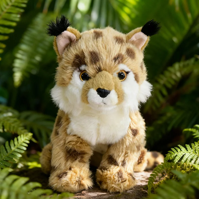 

Кавайные желтые леопардовые плюшевые игрушки, реалистичные забавные куклы с животными, мягкие приятные для кожи плюшевые украшения, подарок на день рождения для детей