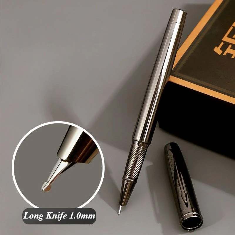 

Перьевая ручка Wingsung, роскошный длинный нож, чернильная ручка, лезвие 1,0 мм, чернильная ручка «Назад в школу», необходимые технические ручки для рисования, письмо 2025 г.