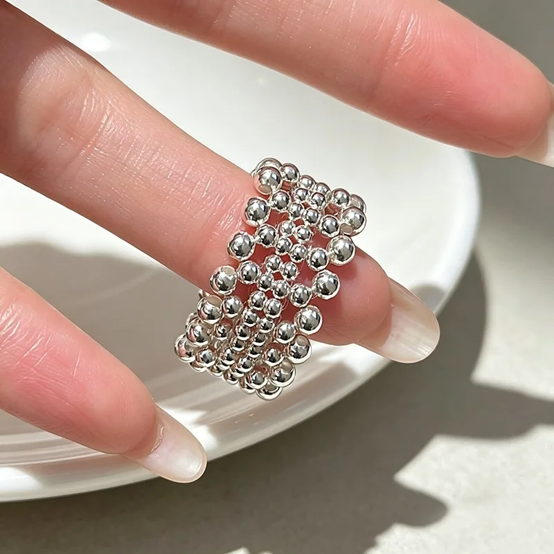 GANPUP Vintage Einfacher Matter Kleiner Pferde-Fingerring, Verstellbar, für Frauen, Koreanische Mode, Neuer Schmuck, Geschenk für Party und Urlaub – Detail 9