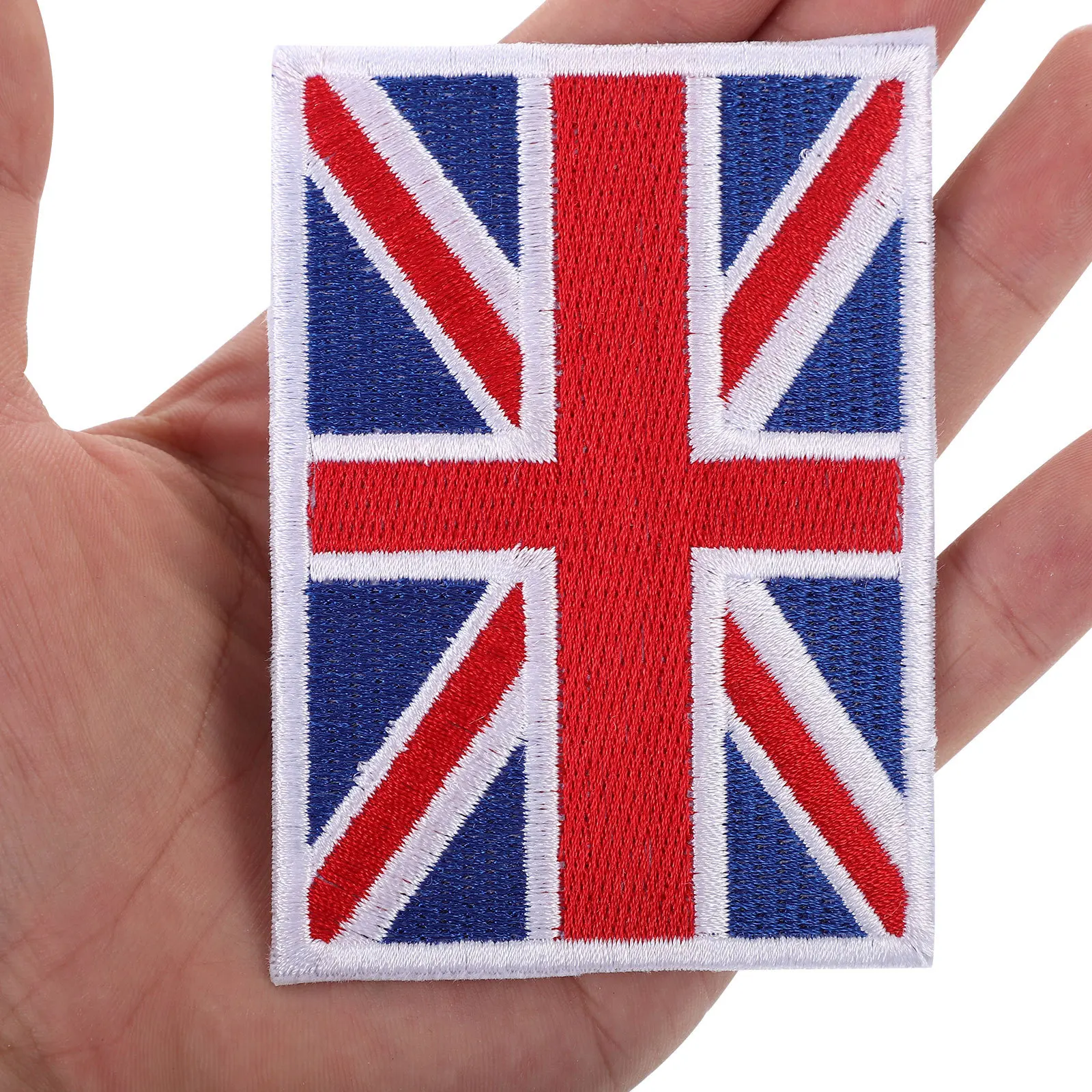 6Pcs Embroidery DIY Cloth Patches Flag Design Hole Repairing Decorative Applique for Clothes Bags Hats Jeans Fashion Accessories
