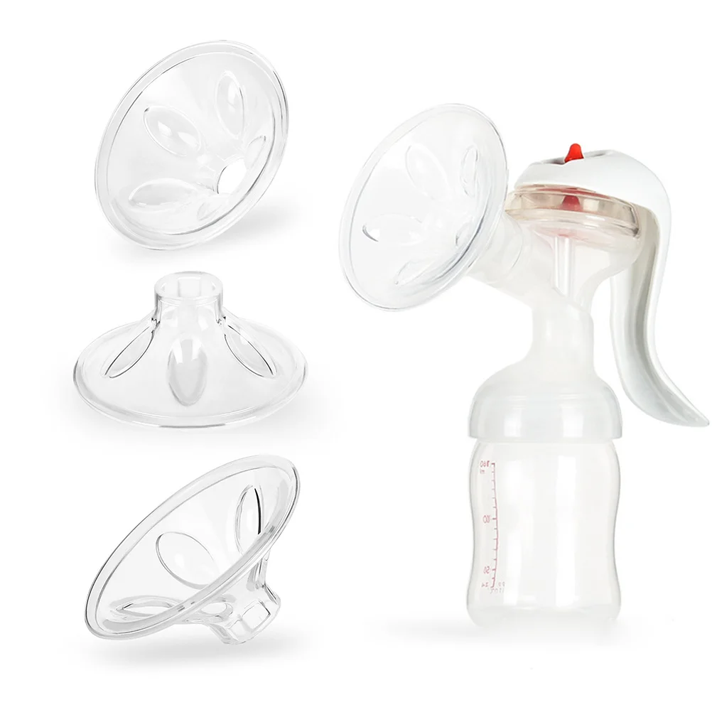 

5Pcs Breast Pump Silicone Accessories Shield for Milk Collection Compatible Manual Electric Pump for Pumping