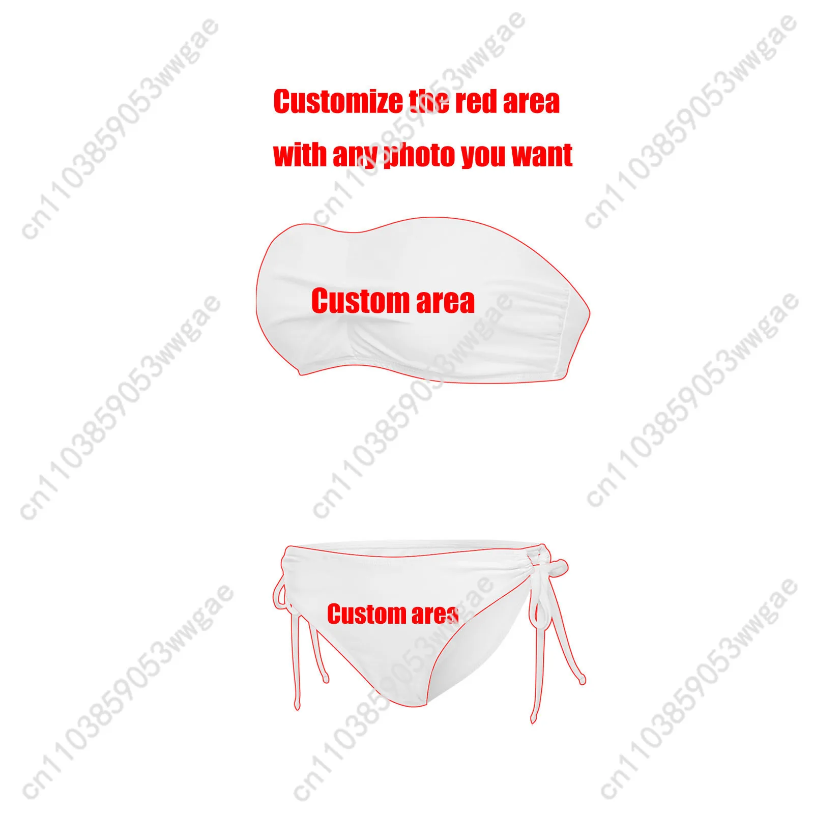 Mafalda Swimsuit Women Drawstring Two Piece Set Bathing Suit Personalized Swimwear Pool Party Beach Bikini Customized Beachwears