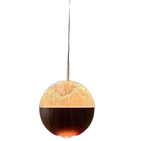

Medieval style bedside pendant light with intelligent touch sensing for lifting, restaurant bar, single head small pendant light