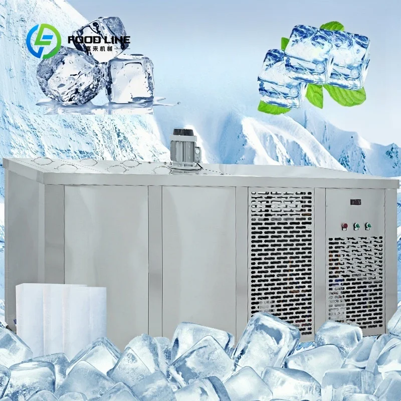 Customized Home Use Block Ice Machine Countertop 15kg/24h Automatic Cube Ice Maker with Self-Cleaning Function for Kitchen Bar