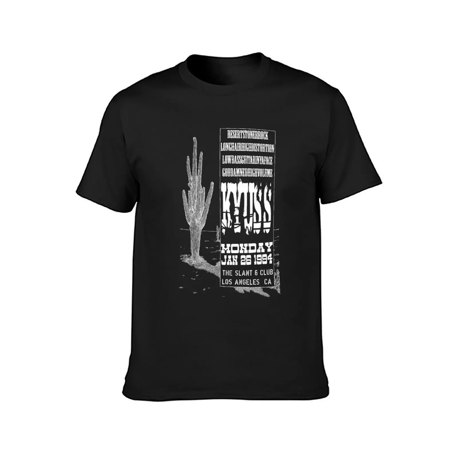 Kyuss concert T-Shirt plus sizes for a boy oversizeds mens clothing