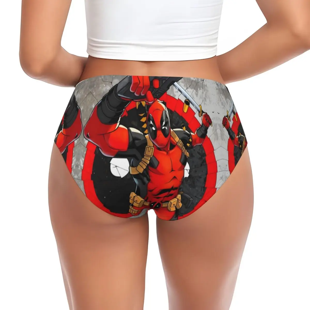 Deadpool personalizzato assemblare slip da donna, film traspiranti, biancheria intima da cartone animato