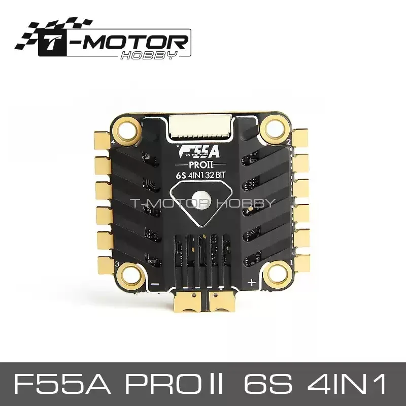 T-MOTOR Tiger Power FPV Crossing Machine ESC Breaking Wind 2nd Generation F55APRO ⅱ 6S4IN1 Electronic Governor