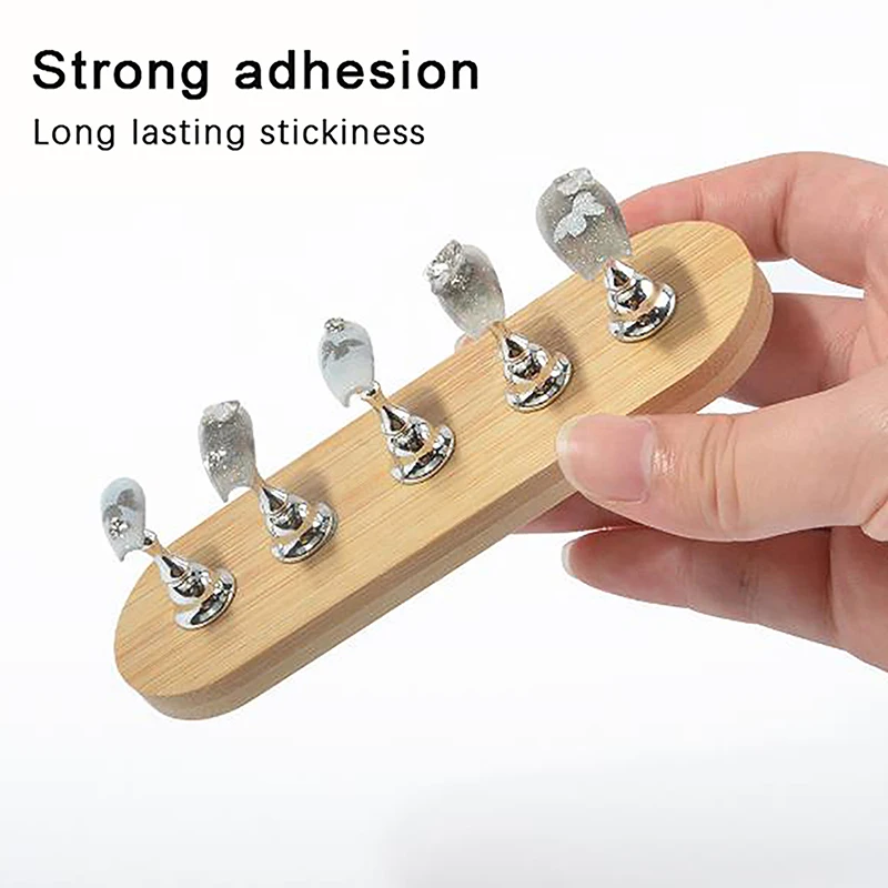 つけ爪用両面粘着テープ,ディスプレイスタンドツール,マニキュア粘着ストリップ,トレースレスで透明,50個