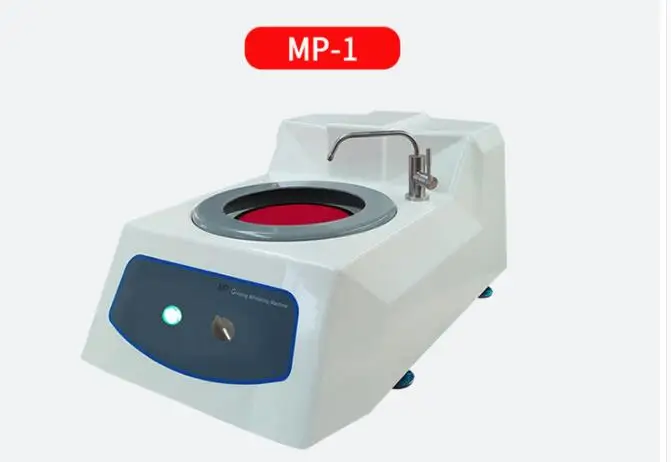 Máquina de polimento e polimento de amostras metalográficas, velocidade variável, disco duplo, pré-moinho 220v
