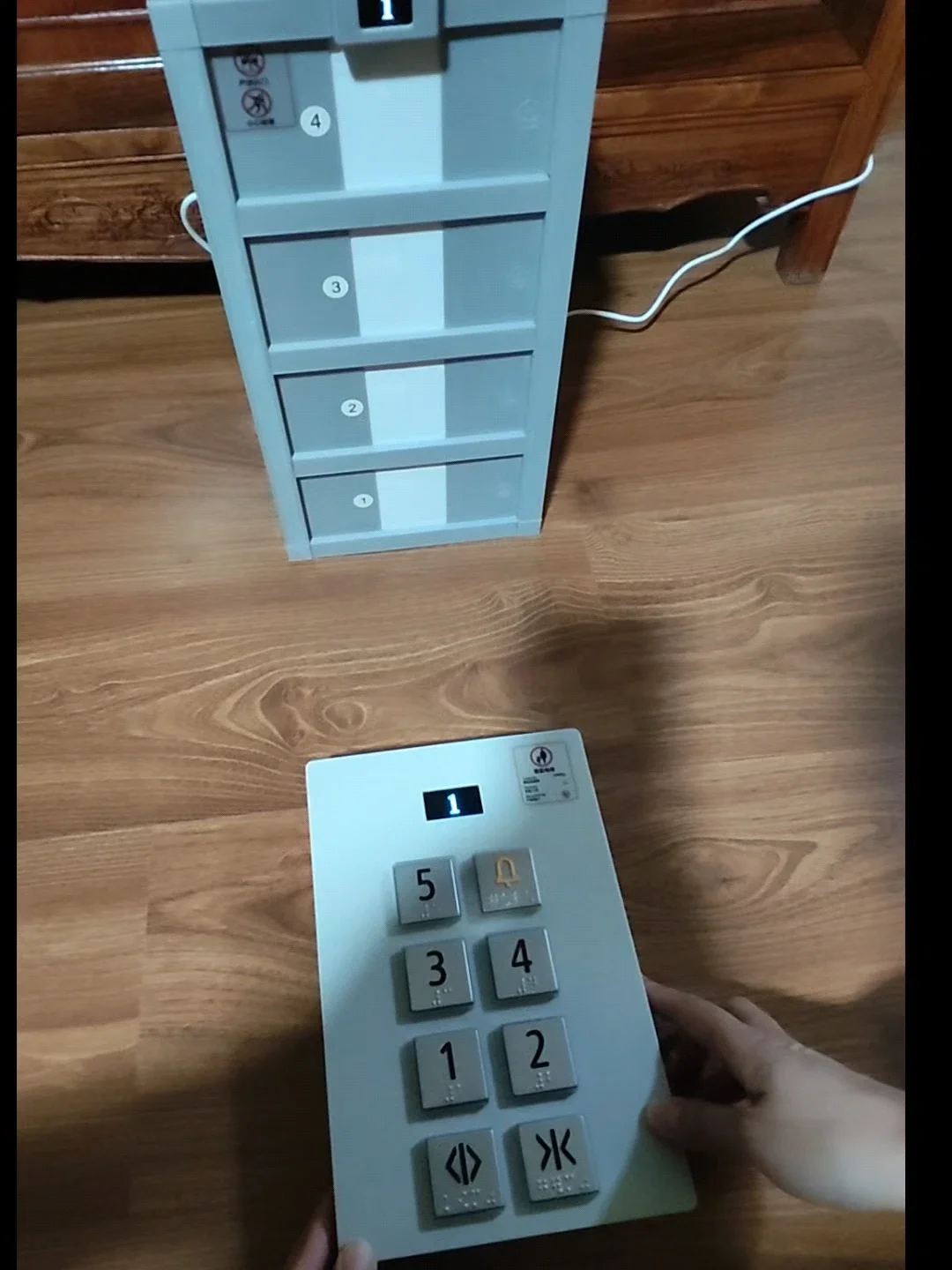 Elevator outer call board inner call board, simulated elevator buttons, handmade toys