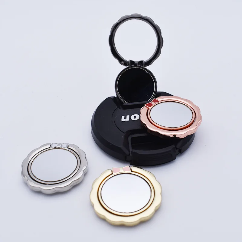 Mirror Ring Buckle 360 Degree RotationNew Multifunctional Bracket Universal Wholesale Ring Holder for Phone