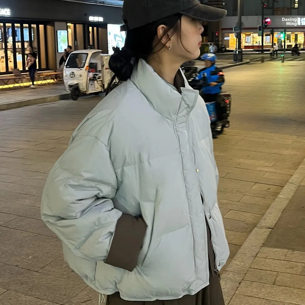 Faionable Color Blo Cotton Jaet Dames Winter Casual donsjas Opstaande kraag Ritssluiting Warmte Dagelijks gebruik