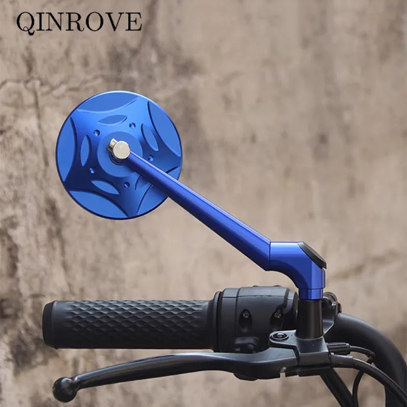 8 10MM  Motorcycle Side Rearview Mirror Aluminum Alloy Mirror Universal For Honda CB650R CB400F CB500X Rebel Suzuki GSR 600 750 view 4